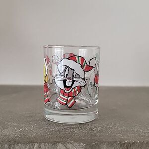 1994 WARNER BROS. LOONEY TUNES CHRISTMAS SHOT GLASS